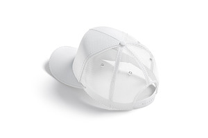 White Sport Baseball Cap 3D Model