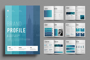 Company Profile Brochure Layout, a Brochure Template by ContestDesign