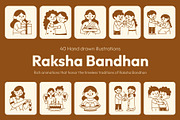 Animated Raksha Bandhan Drawing, an Outline Icon by Vectors Market (Thumbnail 1 of 5)
