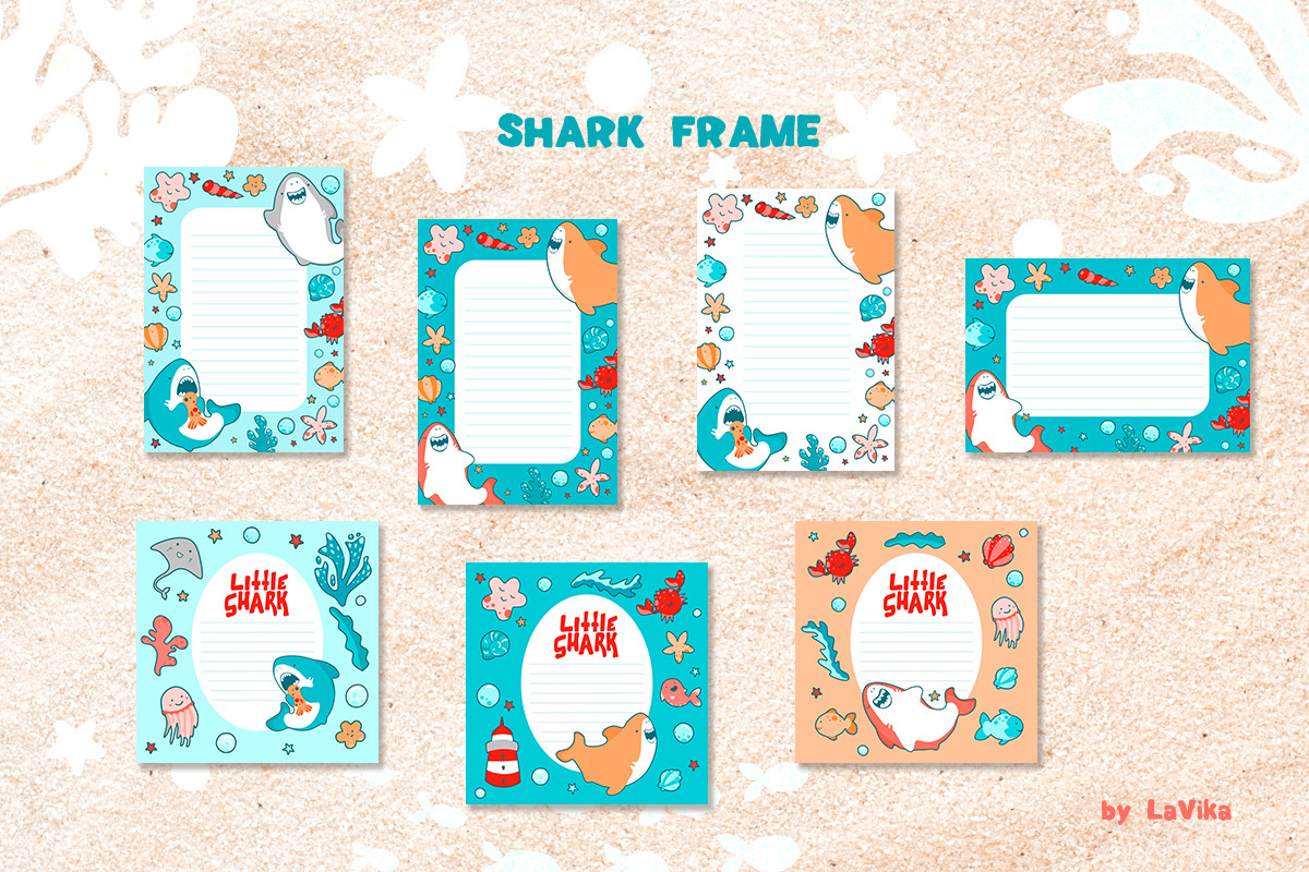 Baby Shark Party / Underwater World, an Illustration by LaVika (Photo 9 of 11)