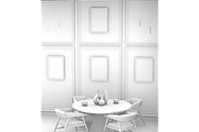 Mock up 3d interior of the cafe, a Print Template by Larser (Thumbnail 2 of 2)