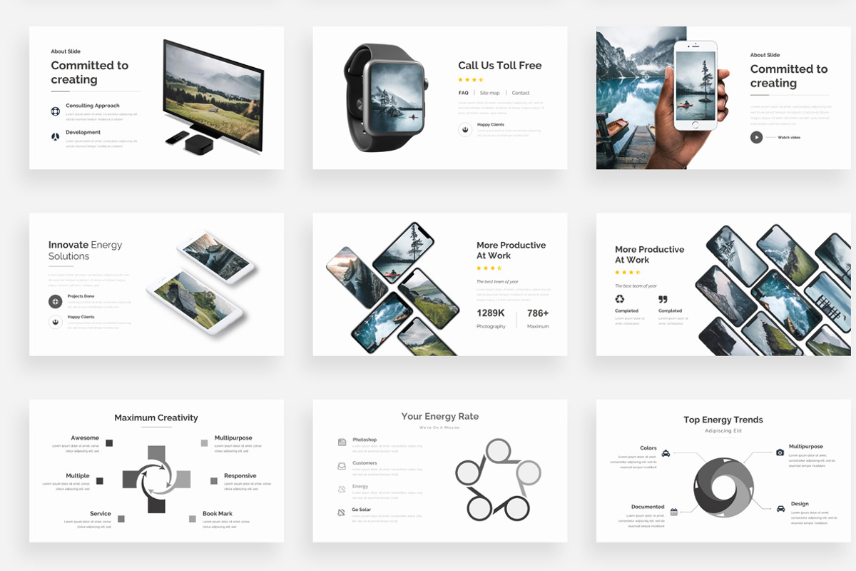 Portal Bundle Google Slide FULL, a Presentation Template by One Percent Studio (Photo 7 of 28)