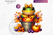 Autumn Cute animals Clipart Set, a Seasonal Illustration by ThatsDesignArt (Thumbnail 5 of 10)
