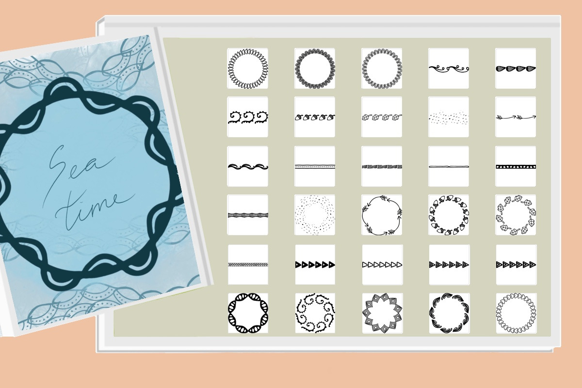 Boho chic design brushes Early bird, a Brush Add-On by Big Bundles Shop (Photo 24 of 36)