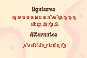 Retro Lovey - Valentine’s Day font, a Handwritten Font by Brown Cupple (Thumbnail 8 of 8)