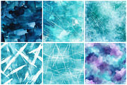 Teal Indigo Abstract Digital Papers, a Pattern Graphic by CitraGraphics (Thumbnail 5 of 6)