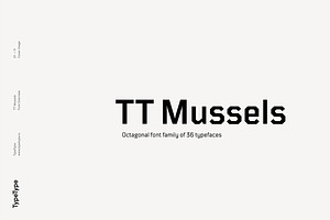 TT Mussels, a Sans Serif Font by TypeType