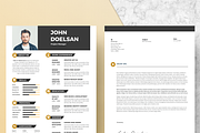Modern Resume & CV Template, a Resume Template by Hito Graphic (Thumbnail 3 of 8)