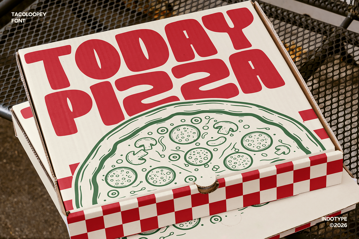 Tacoloopey - Playful Display Font, a Sans Serif Font by Indotype Foundry (Photo 10 of 10)