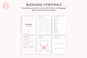 Blogging Planner Canva & Printable