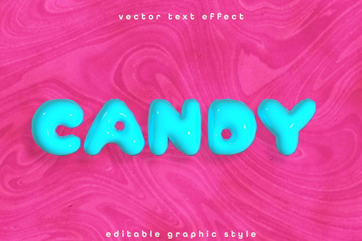 3D Inflated Text Effect, a Templates & Theme by studiogstock