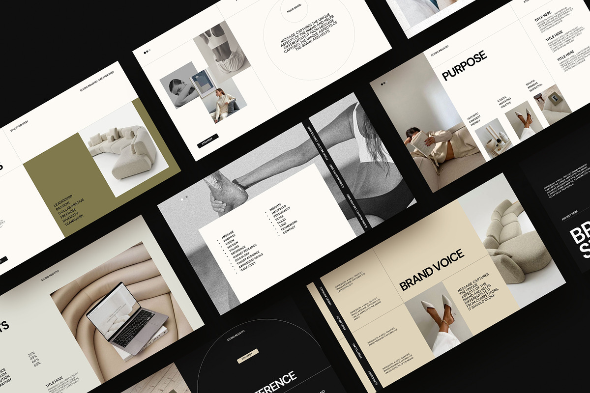 Brand Strategy Presentation Template, a Presentation Template by Studio Industry (Photo 3 of 11)