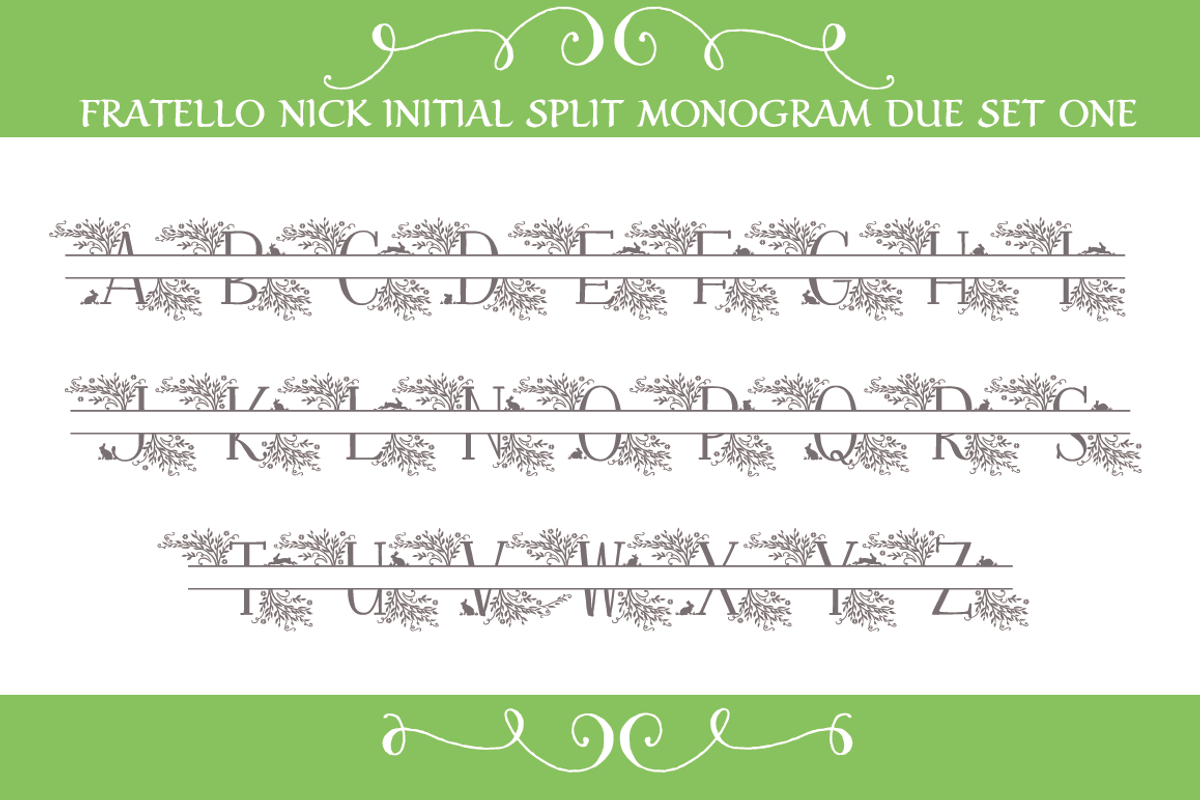 Sale-Fratello Nick Split Monogram 2 preview 4