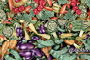Veggies, a Pattern Graphic by Digital Art Creations (Thumbnail 1 of 7)