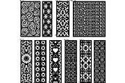 Black Lasercut Panel Bundle, an Object Graphic by Designer_Momina (Thumbnail 7 of 13)