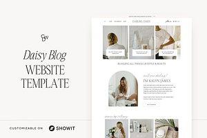 Blog Showit Website Template | Daisy, a Websites & App Template by Create with Danielle