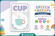 Speech Therapy Flashcard Bundle, an Education Illustration by Actual Pixel (Thumbnail 9 of 22)