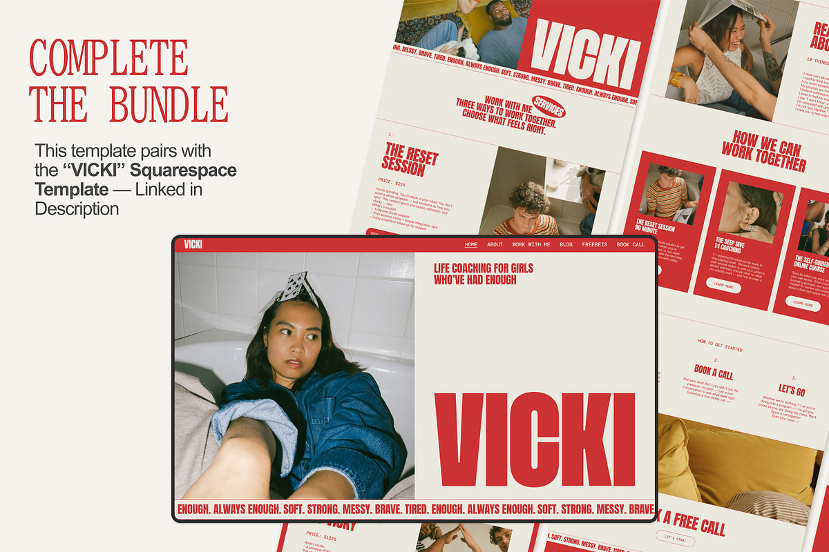 Bold Red Instagram Templates - Canva preview 6