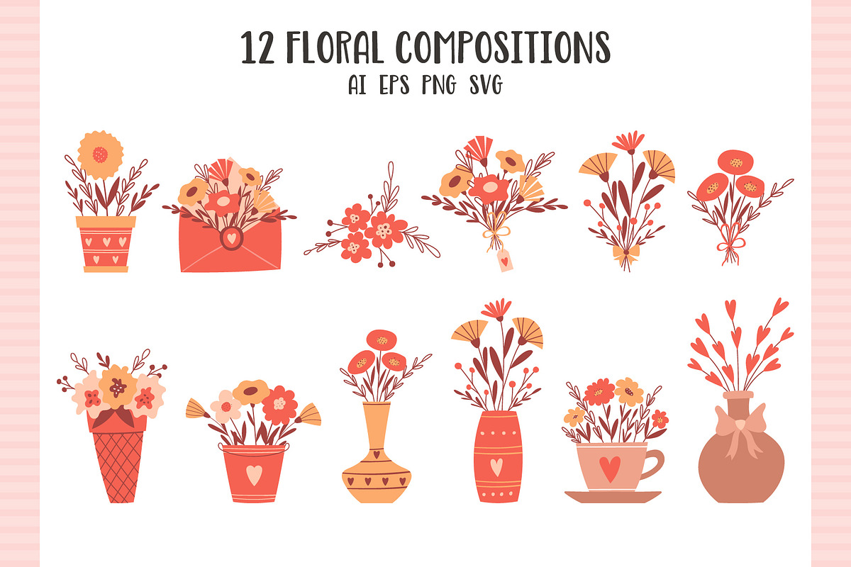 Valentine's day. Cards & Patterns, a Decorative Illustration by Valeria Soloveva (Photo 6 of 17)