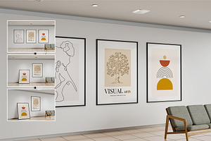 Gallery Frames Mockup