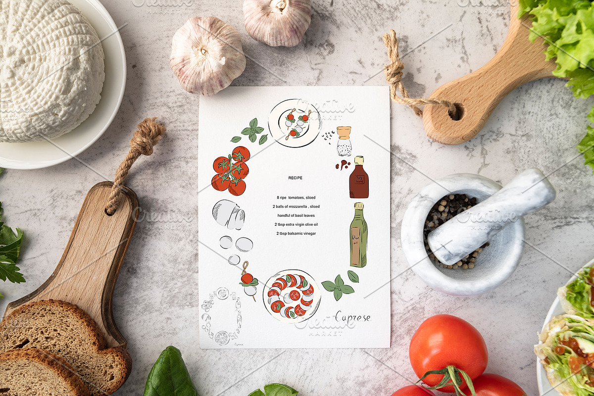 Italian Cuisine Vector Collection, a Graphic by MayaNavits (Photo 15 of 16)