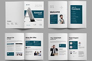 Annual Report Template, a Brochure Template by ContestDesign (Thumbnail 2 of 3)