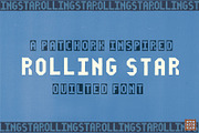 Rolling Star Hand Crafted Font, a Sans Serif Font by Madeline ODonoghue Design (Thumbnail 2 of 6)