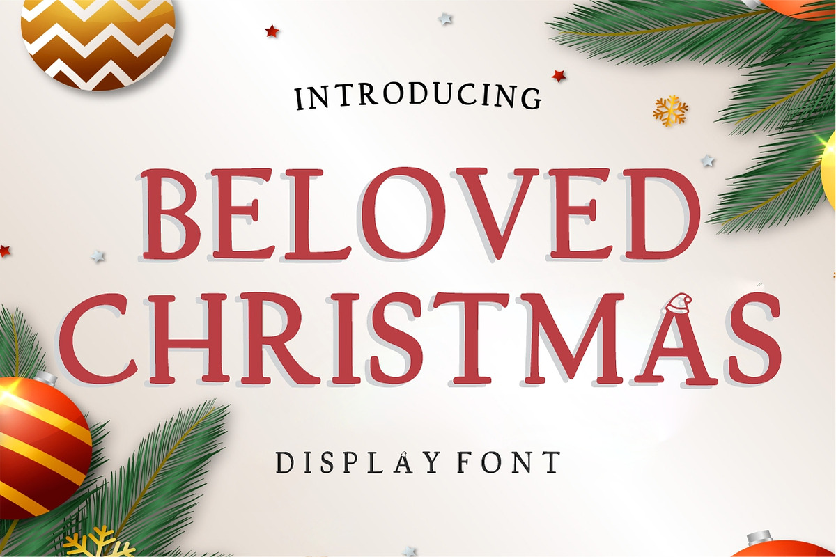 Beloved Chistmas Beloved Chritsmas i, a Sans Serif Font by Limited.studio (Photo 1 of 7)