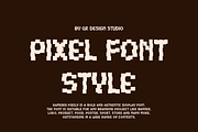 Gamebid Pixely - Game Font, a Sans Serif Font by QR Design Studio (Thumbnail 2 of 6)