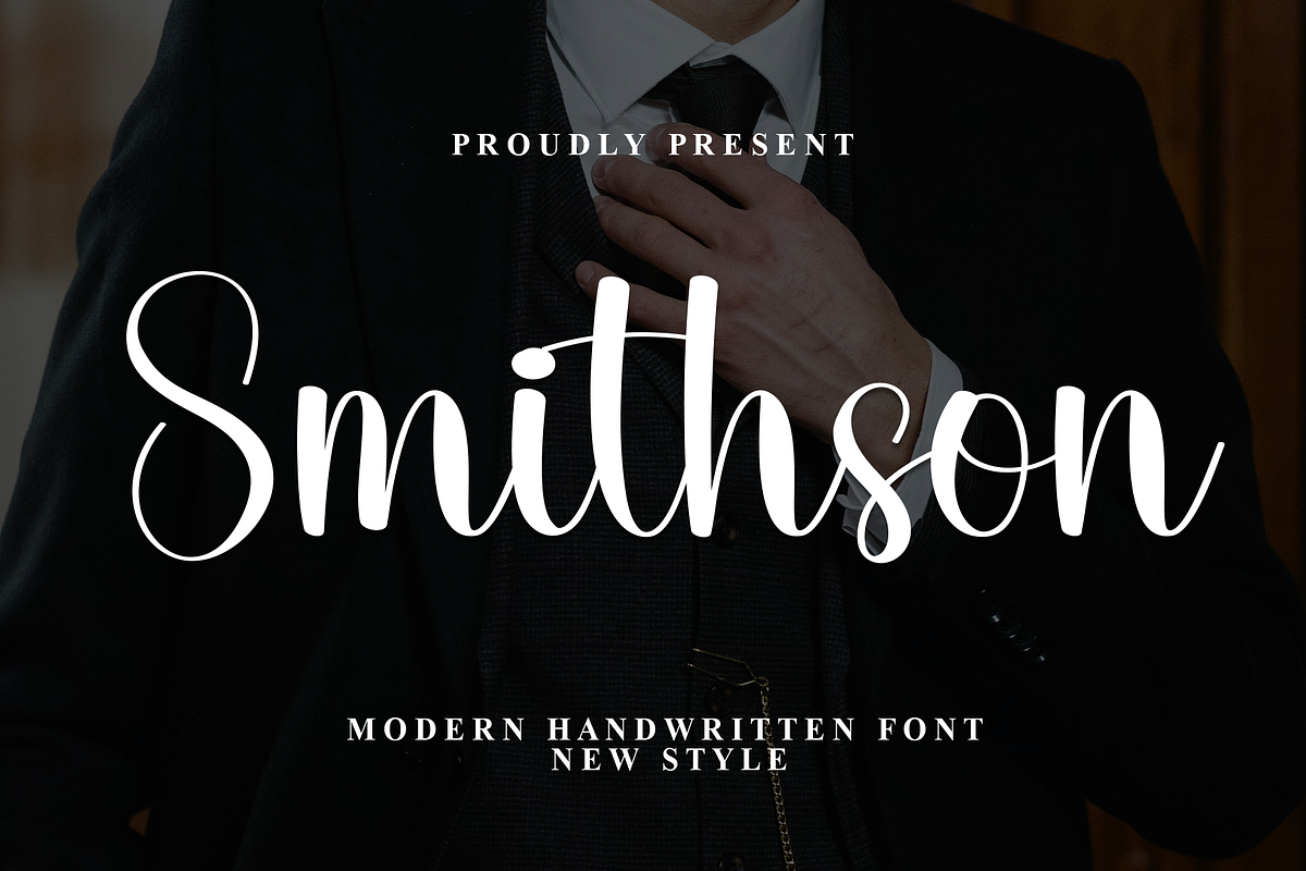 Smithson | Script Font, a Handwritten Font by Scratchones (Photo 1 of 8)