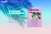 BLASTER Shadow Gradient Mockup Scene, a Product Mockup by LEROY Design (Thumbnail 7 of 10)