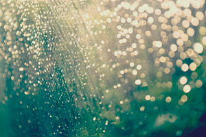 Raindrops on window glass stock picture