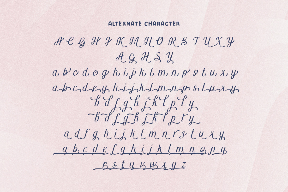 Fresh History - Hand Lettered Script, a Script Font by Bale Type (Photo 8 of 10)