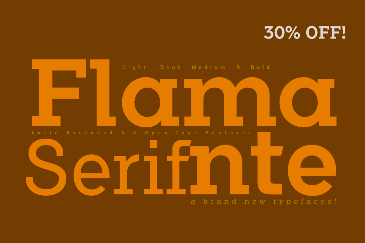 Flamante Serif -8 fonts- preview 6