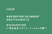 Lulu! I A Sans Serif Display Font, a Sans Serif Font by Taylor Penton (Thumbnail 3 of 3)