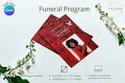 Red Roses Funeral Progam, a Brochure Template by Feel Inspired Digitals (Thumbnail 2 of 6)