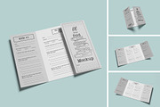 DL Gate Fold Mockup, an Advertising Mockup by Twins_studio (Thumbnail 1 of 5)