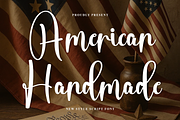 American Handmade, a Handwritten Font by FreshTypeINK (Thumbnail 1 of 8)