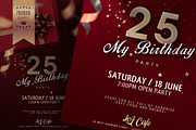 Birthday Invitation / Flyer, an Invitation Template by graystudio (Thumbnail 2 of 4)