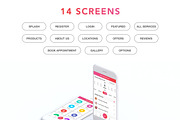 Natural Beauty & Spa Salon UI Kit, an UI Kit Template by App Innovation (Thumbnail 3 of 12)
