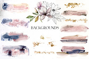 Magnolia flower leaves Watercolor, an Object Graphic by Yuliya Derbisheva (Thumbnail 12 of 13)