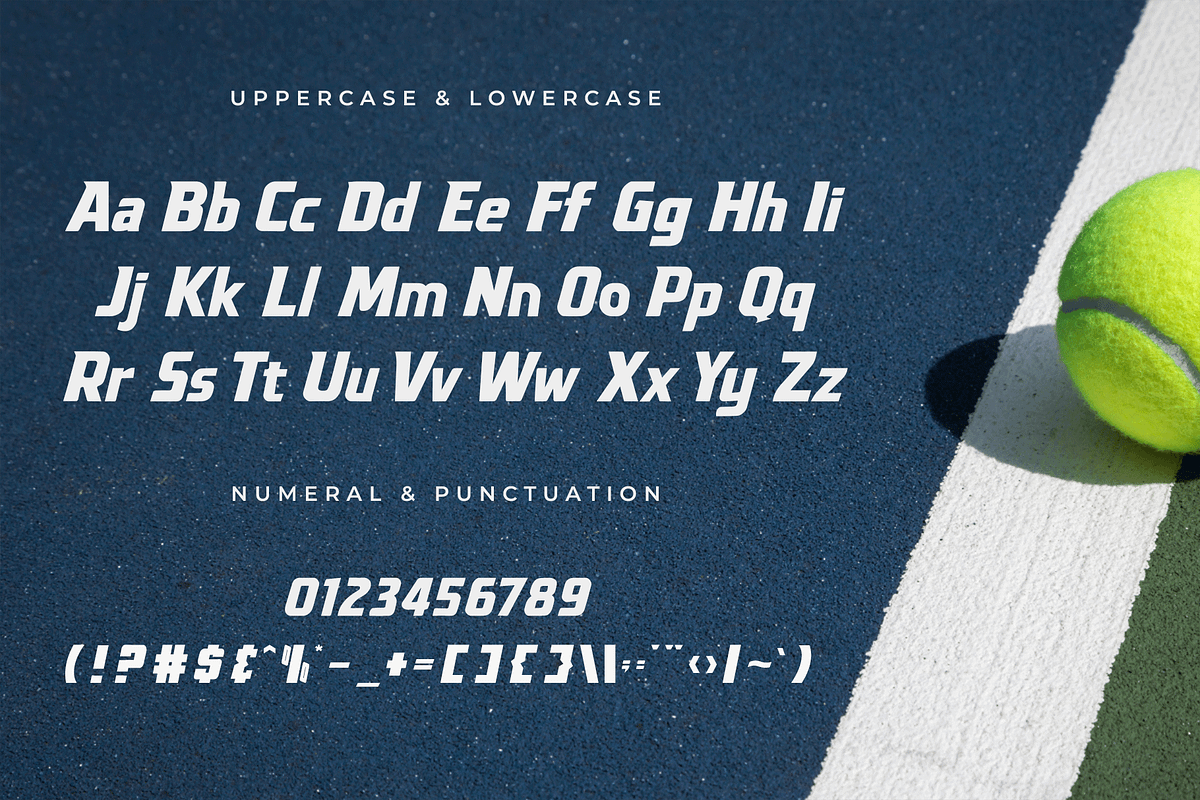Kickrush – A Modern Sport Font, a Serif Font by overlaytemplates (Photo 4 of 5)