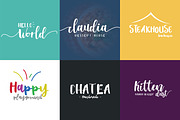 Shella Font Trio, a Script Font by Masanis (Thumbnail 6 of 10)