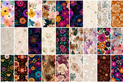 150 Boho Floral Seamless Patterns, a Pattern Graphic by mkStudioLab (Thumbnail 6 of 6)