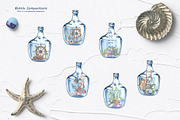 Nautical Seaside Watercolor Set, a Decorative Illustration by BarvArt (Thumbnail 6 of 18)