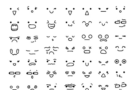 Emoticons / Emoji Vector Set, an Emoji Icon by land art