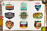 25 Logo Badges Bundle with Textures, a Branding & Logo Template by JeksonGraphics (Thumbnail 2 of 9)