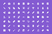 250 Medical Vector Icons, a Solid Icon by Vectors Market (Thumbnail 3 of 4)
