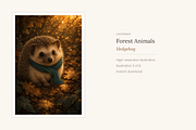 Woodland Forest Animals, Set of 6, an Animal Illustration by LanternkinStudio (Thumbnail 8 of 10)