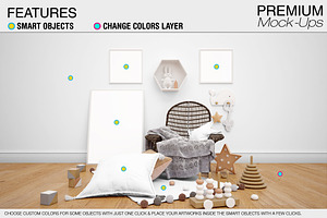 Kids Room Mockup Pack